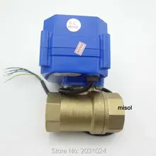 Моторизованный шаровой Ventil клапан, 220 В, 2 варианта, dn25(уменьшить порт), электрический клапан, клапаном с электроприводом