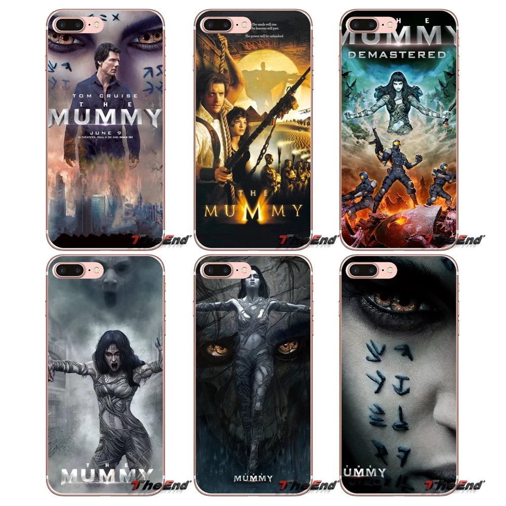 

Transparent TPU Case Cover The Mummy Movie For iPhone X 4 4S 5 5S 5C SE 6 6S 7 8 Plus Samsung Galaxy J1 J3 J5 J7 A3 A5 2016 2017
