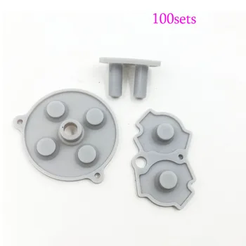 

100sets For Game Boy Advance Rubber Pad keys Buttons Contacts Spare Part Rubber Buttons For GBA