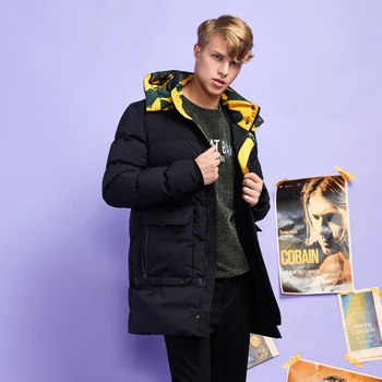 

clothing, cotton wear, wave brand mid long Korean Edition 2020 new winter cotton padded student Korean version