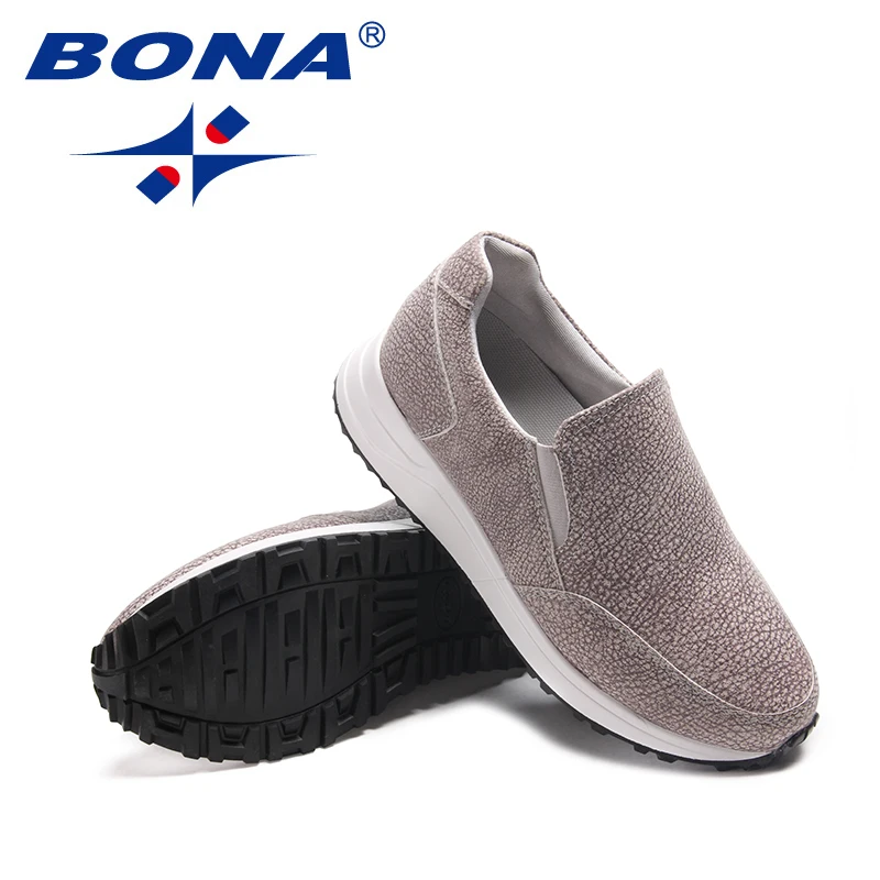BONA/Новое поступление; классические стильные женские кроссовки для бега; уличные кроссовки для физических упражнений; женские спортивные кроссовки на шнуровке