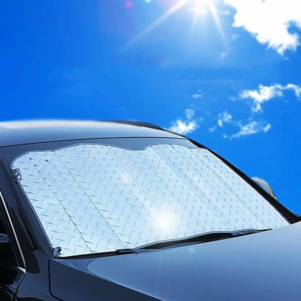 

Thickened Car Sun Shade Windshield Laser sunshade sun insulation Visor Shade Dust Protector Prevent Cover Auto Accessories
