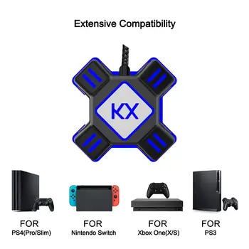 

KX Keyboard Mouse Converter For PS3 PS4 Xbox One Switch APEX Support All Major Mainstream Handles Keyboard Mouse