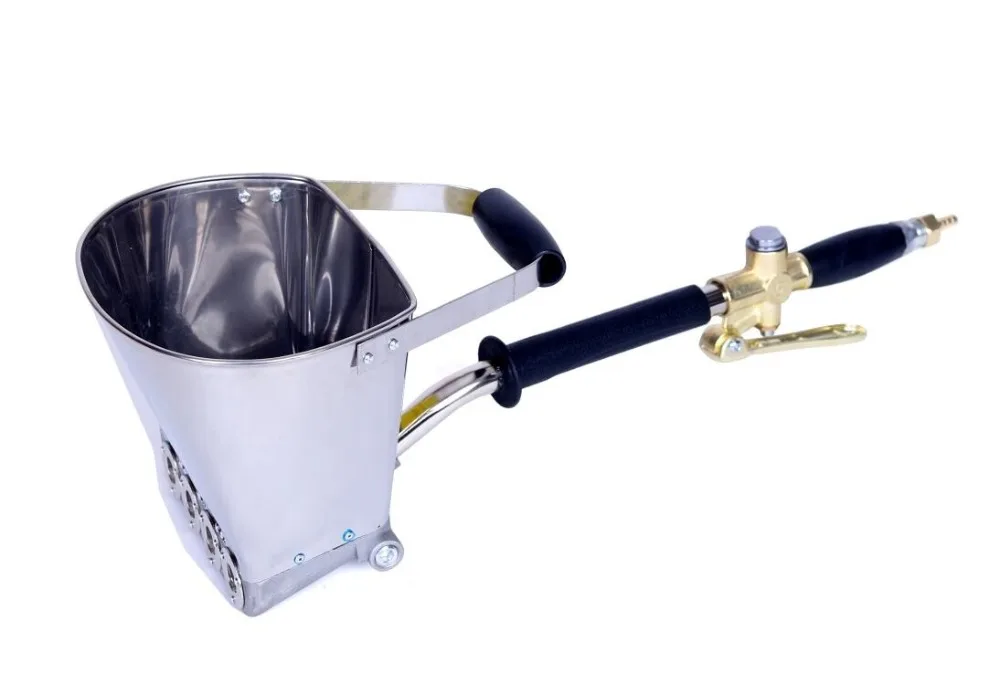 

Fast Delivery Cement Spray Gun Mortar Sprayer Plaster Hopper Gun Render Sprayer Hopper Bucket Gypsum Gun