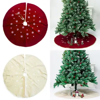 

Christmas Tree Print Tree Skirt 120cm Christmas Tree Decorative For Home Bars Shopping Malls Add The Festive Atmosphere