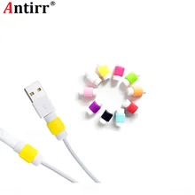 10pcs Cute USB Cable Protective Sleeve Saver Earphone Protection Wire Cover 8 Pin Data Charger line Protector For Apple iphone