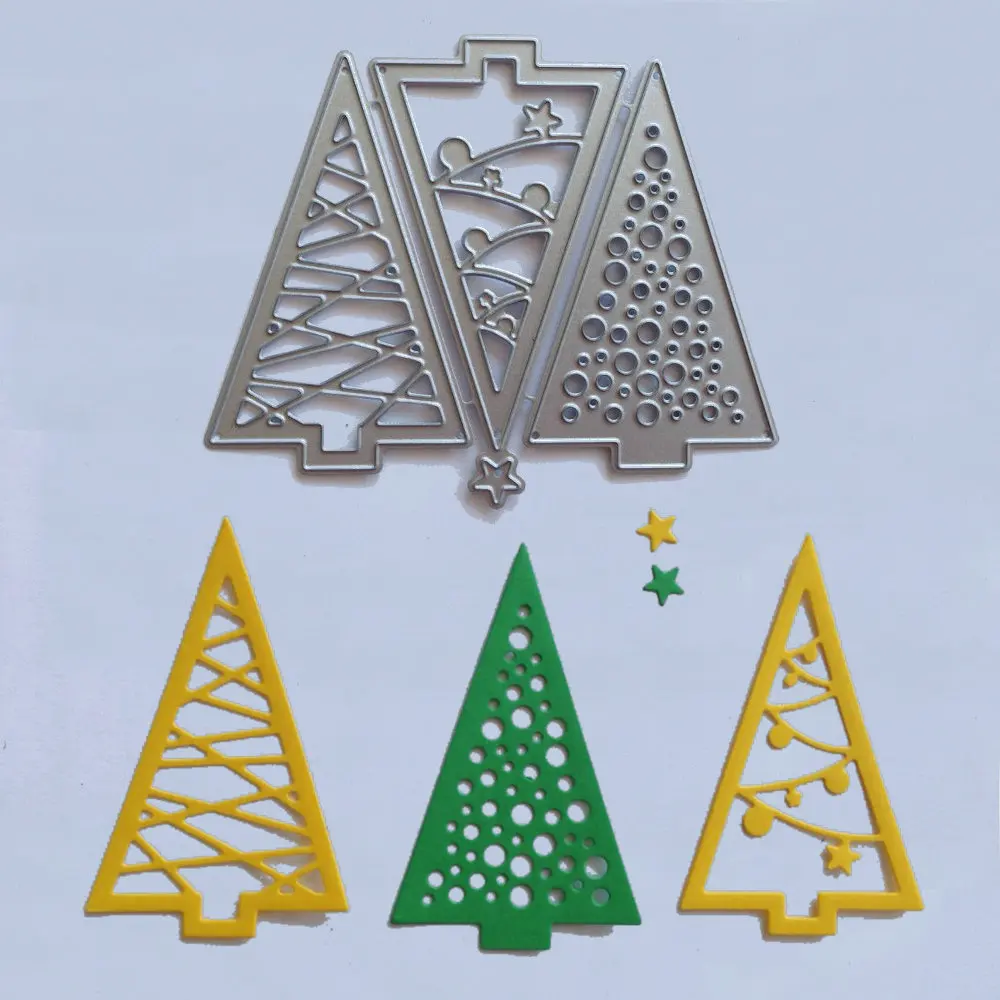 Christmas tree Cutout Metal Cutting Dies For Scrapbooking Dies DIY