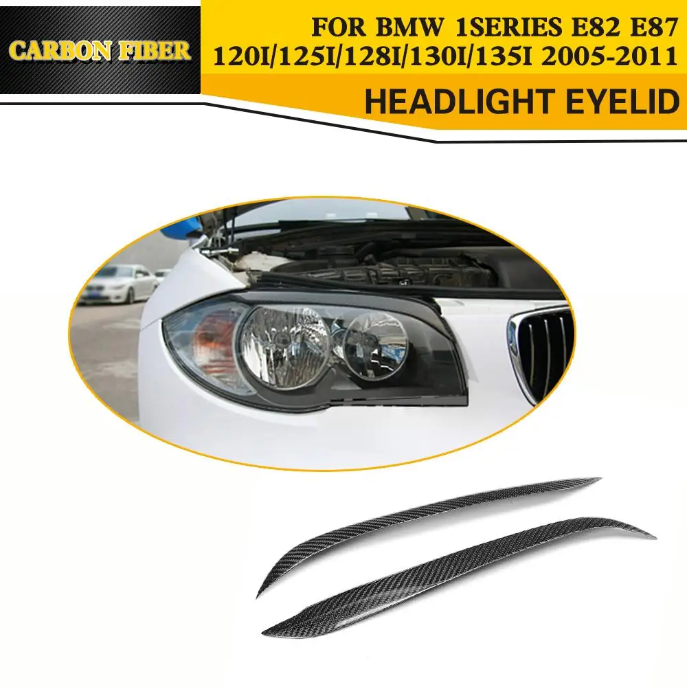 

Carbon Fiber Auto Car Side Eyelids For BMW 1Series E82 E87 120i 125i 128i 130i 135i 2005-2011