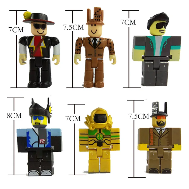 6pcs Set 2018 Roblox Game Figure 7cm Pvc Roblox Boys Oyuncak Game - 1 2 3 6