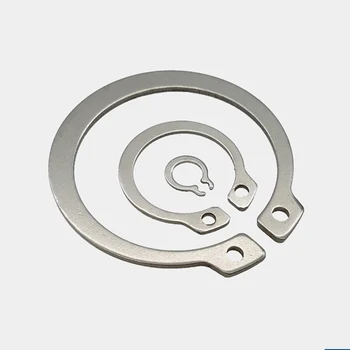 

5pcs 304 stainless steel C-type outward head shaft stuck spring washer flexible gasket fixed washers gaskets rings elastic ring