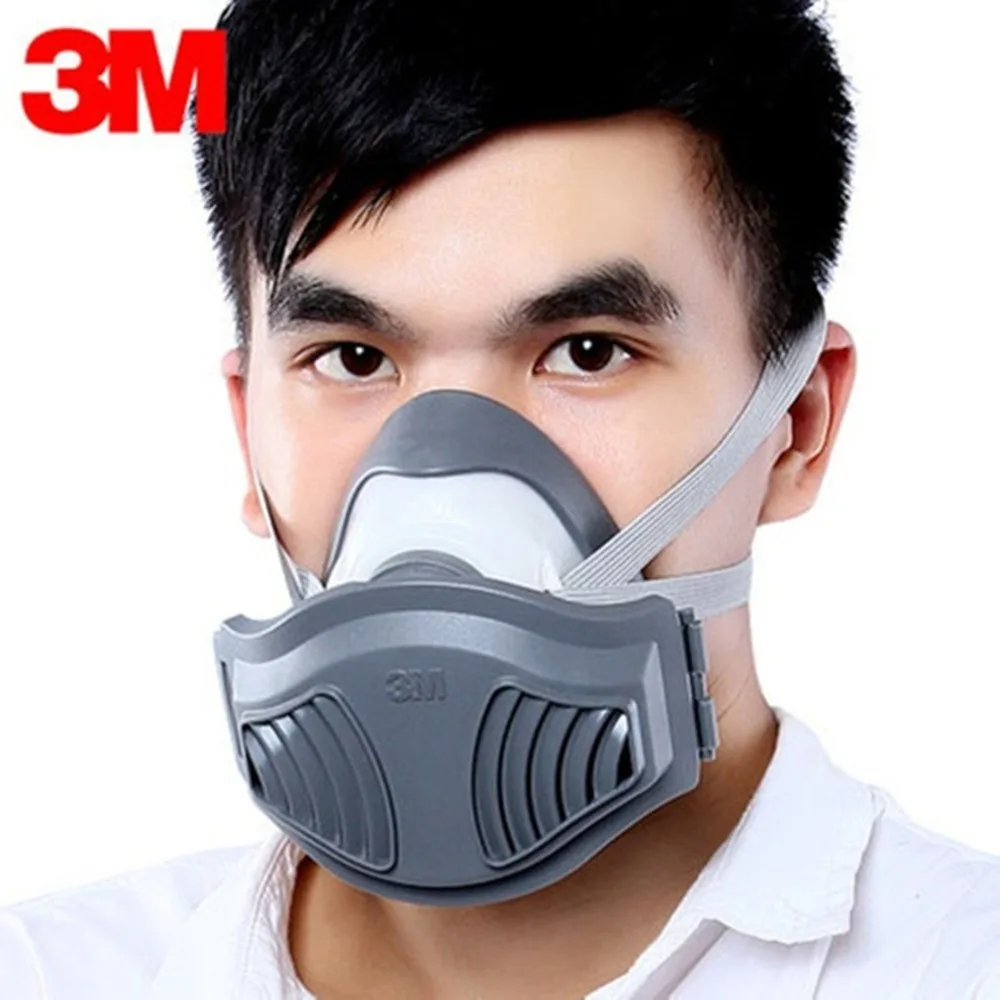 

3M 1211 Dust Mask Respirator Anti-dust Anti Industrial Construction Pollen Haze Poison Gas Family & Professional Site Protection