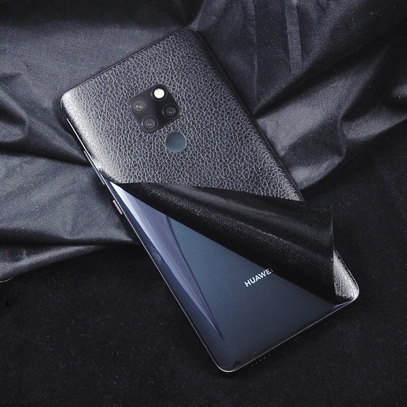 3D Carbon Fiber Film For Huawei Mate 20 Pro Leather Wooden Skin Back Stickers For Huawei Mate 20 Pro Protective Film Mate 20 Pro (15)