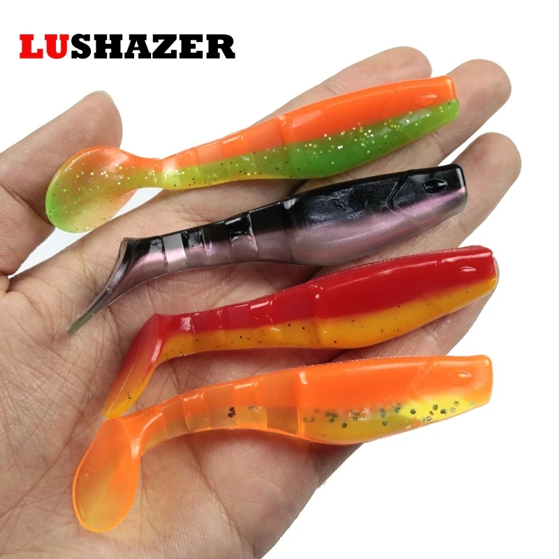 LUSHAZER 4 قطعة/الوحدة الصيد لينة إغراء 6.3g/8.5 سنتيمتر لينة الطعم Wobblers الصيد السحر سيليكون مزدوج اللون الكارب الاصطناعي طعوم طرية LUSHAZER 4 قطعة/الوحدة الصيد لينة إغراء 6.3g/8.5 سنتيمتر لينة الطعم Wobblers الصيد السحر سيليكون مزدوج اللون الكارب الاصطناعي طعوم طرية