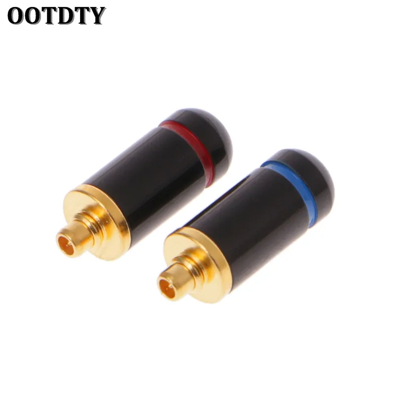 1 пара наушников OOTDTY черные/Серебристые коннекторы 3 2 мм для MMCX UE900 SE535 SE215 W10 W20