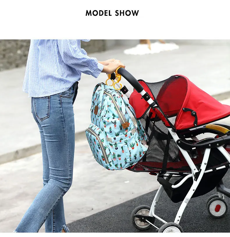 Водонепроницаемый женский рюкзак mom pack наплечный рюкзак с принтом модный рюкзак Mommy big capaci
