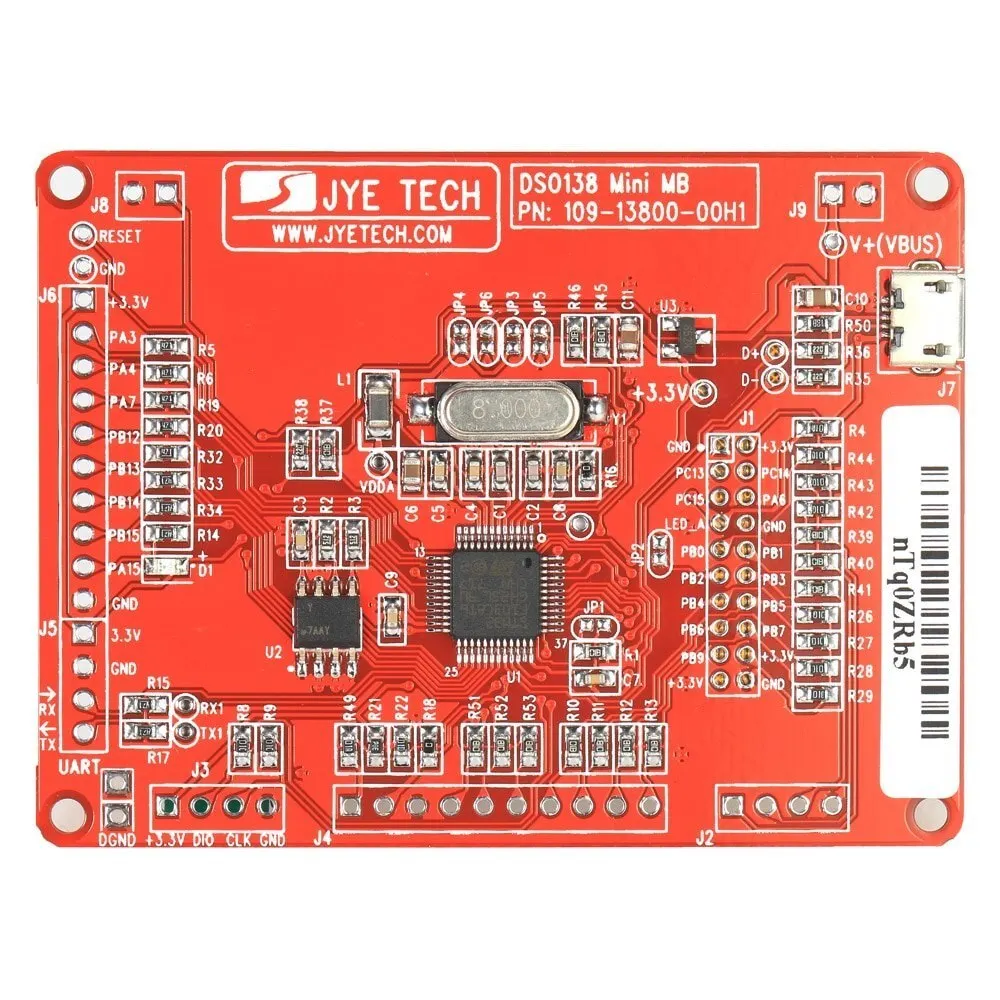 Цифровой мини осциллограф JYE Tech 1MSa/s 0 200 кГц DSO138 набор сделай сам части SMD