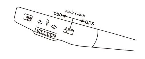 " Универсальный Автомобильный концентратор OBD2/gps дисплей Автомобильный проектор скорости автомобиля Лобовое стекло навигации OBD скорость метр Hud D2500