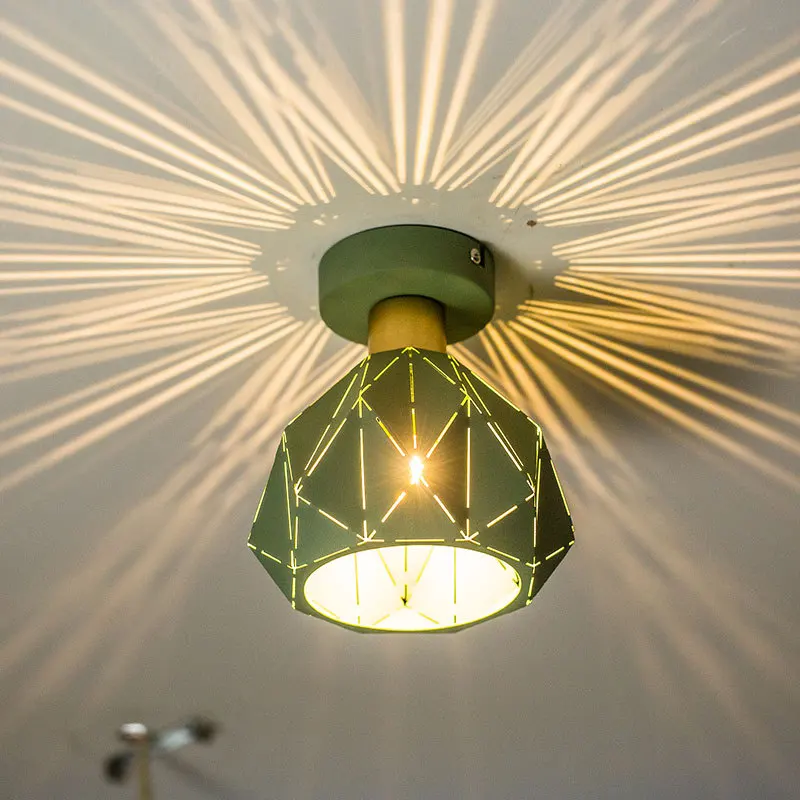 Scandinavian Ceiling Lamp Modern Home Art Gateway Modern Simple Design Balcony Bedroom Trumpet Lamp