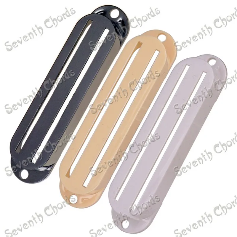 

3 Pcs Plastic Dual Rail Humbucker Pickups Pickup Covers for Electric Guitar Replacement Black White Cream for choose