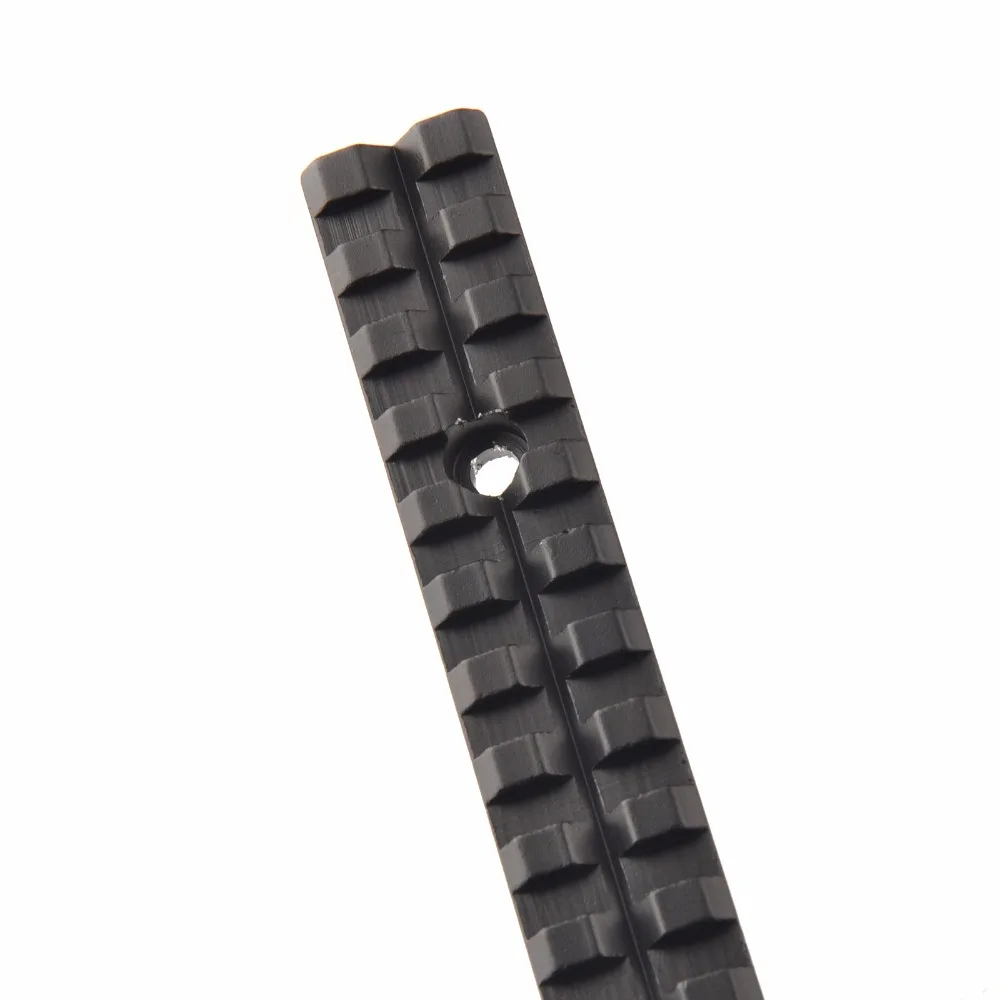 25 فتحات و 257mm طول 20mm جبل Picatinny السكك الحديدية من سبائك الألومنيوم للصيد نطاق و مصباح يدوي جبل 25 فتحات و 257mm طول 20mm جبل Picatinny السكك الحديدية من سبائك الألومنيوم للصيد نطاق و مصباح يدوي جبل