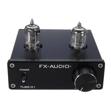 FX-Audio TUBE-01 желчный предусилитель ламповый усилитель предусилитель желчный буфер 6J1 мини Hi-Fi предусилитель amp с DC12V 1A разъем питания