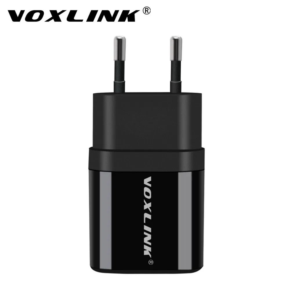 

VOXLINK 5V2.1A USB Charger Travel Wall Charger Adapter 12W Portable Intellige Mobile Phone Charger With 1m/3ft USB Cable EU Plug