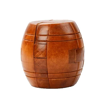 

Chanycore Baby Learning Educational Wooden Toys 3D Puzzle Kong Ming Luban Lock Cube Barrel Brain Teaser jts Kids Gifts 4256