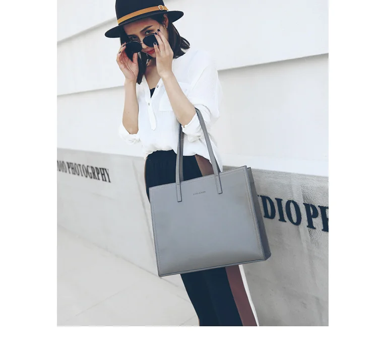 Женская вместительная Повседневная сумка-шоппер, сумки для покупок, модные женские сумки через плечо, женские сумки-мессенджеры b265
