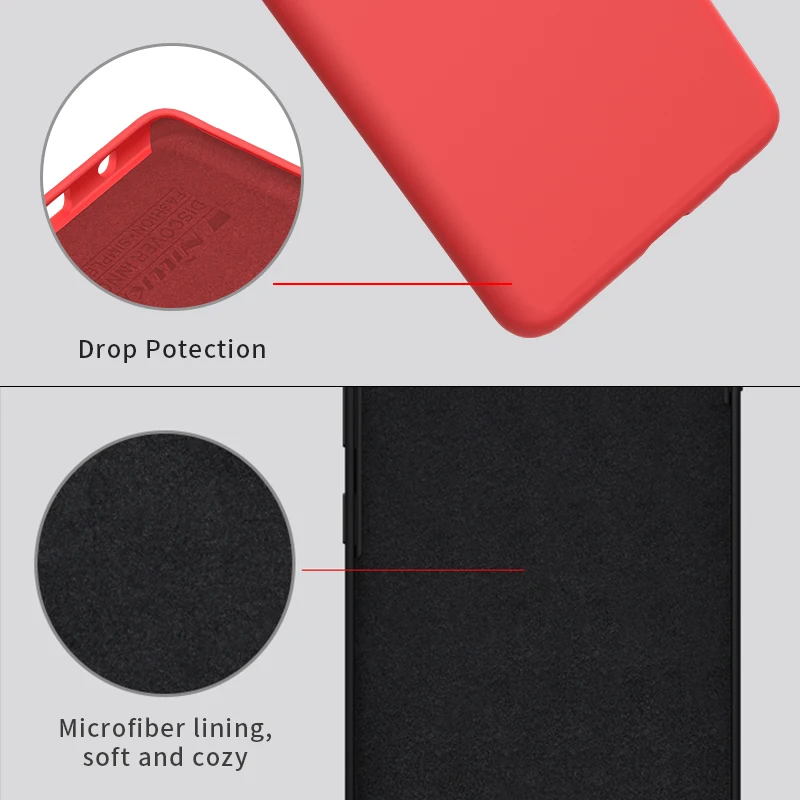 Najtaniej Nillkin silikonowe etui z płynem do Samsung Galaxy S10 case 6.1 do Samsung S10 Plus 6.4 S10e S10 Lite futerał ochronny 5.8