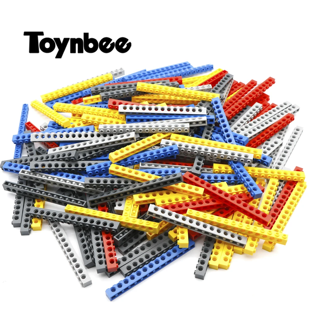 Детали для конструктора толстые строительные блоки 1x14 13 Pin отверстие MOC длинный