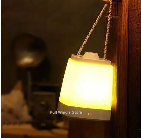 

Cute Portable Nightlight Creative Wall hanging Lamp Rechargeable lovely light LED timing Simple table lamp