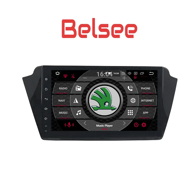 

Belsee Android 8.0 Head Unit Car Radio Stereo GPS Autoradio Navigation System 8 Core HD Media for Skoda Fabia 2015 2016 2017