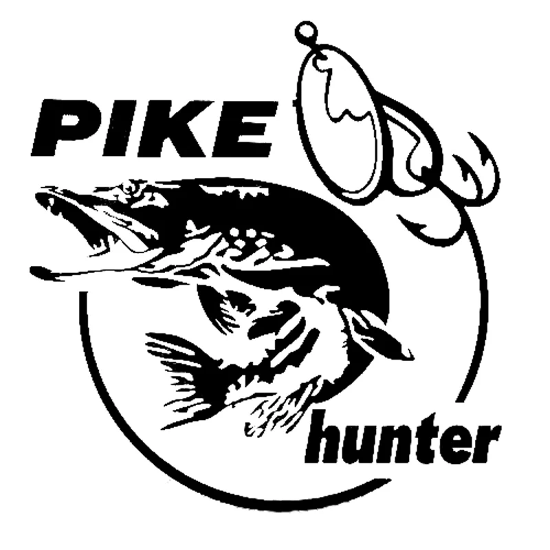 

30cm Pike Hunter Fish Animal Car Sticker Vinyl Decal Decor 6ZF-049