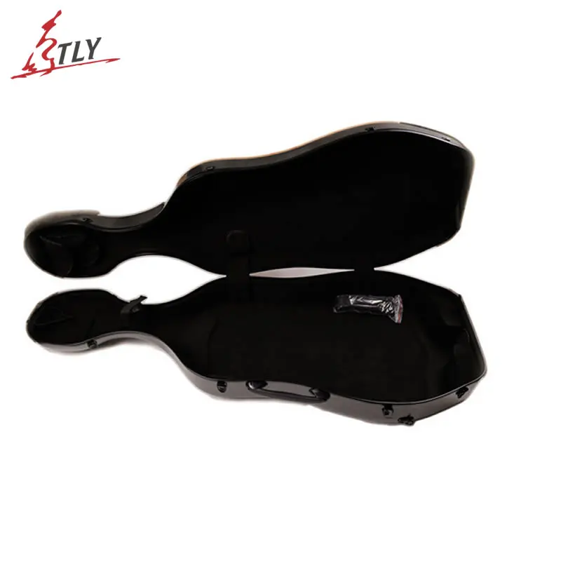 TONGLING Cello Case Hard Strong Fiberglass Cello Case w/ Shoulder