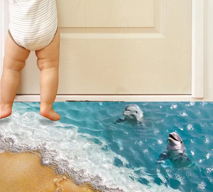 Get Art mural plage pour salle de bain For iPhone Free