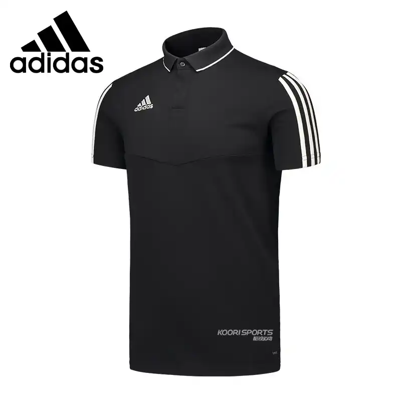 Camiseta deportiva de manga corta POLO para hombre marca Adidas TIRO19 CO| Polos de ejercicio y entrenamiento| - AliExpress