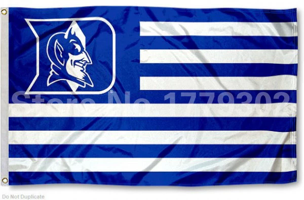 Duke University Flag 3 ' X 5 ' Fan bandera 150 X 90 CM bandera de cobre ...