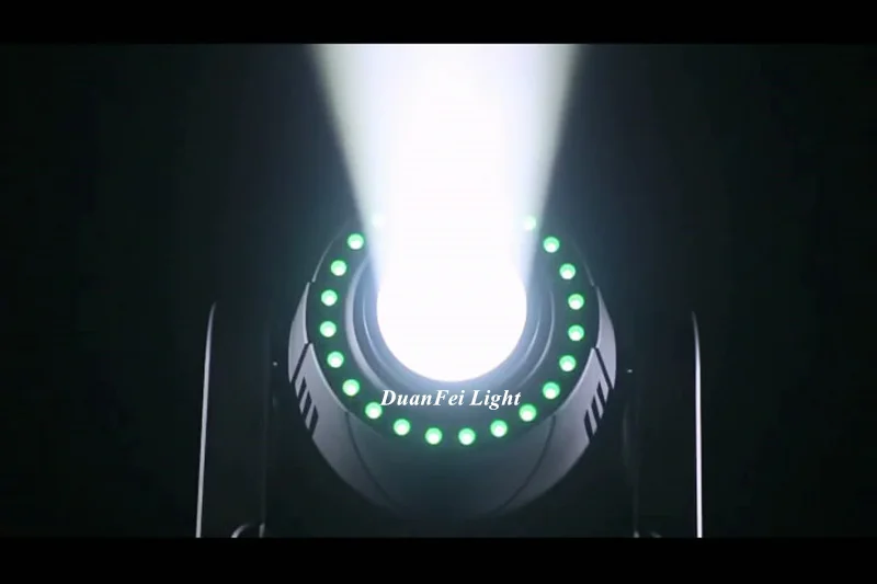 200W LED Spot Moving Head With LED Round-2