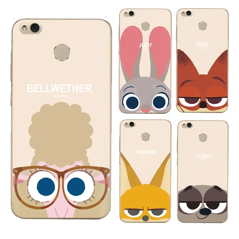 Judy Soft Clear TPU Phone Case For xiaomi redmi 4x 4a note5a note4x 5s mi6 note3 Rabbit Fox Sheep Printed Cover Free Shipping | Мобильные