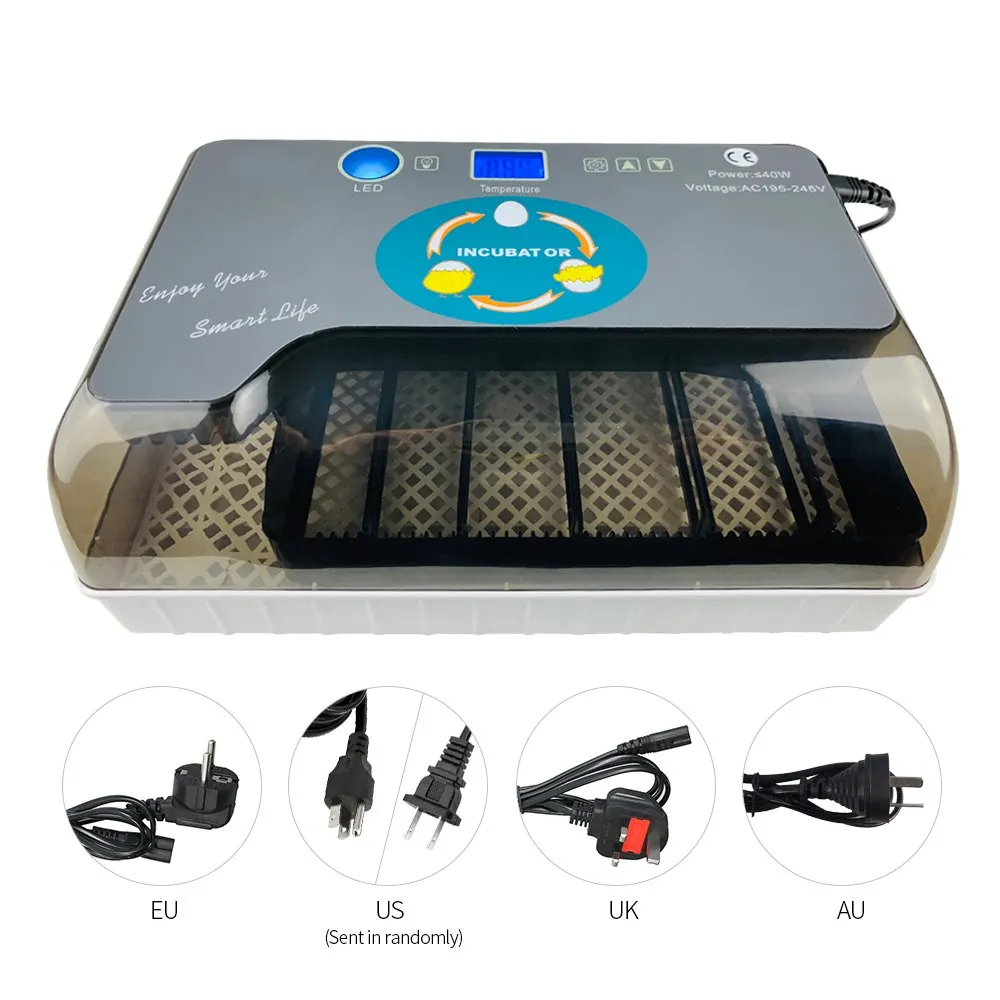 Digital Egg Incubator Automatic Egg Hatcher Automatic Turning 12 Eggs Chicken Birds Quail Brooder Egg Incubator Digital Egg Incubator Automatic Egg Hatcher Automatic Turning 12 Eggs Chicken Birds Quail Brooder Egg Incubator