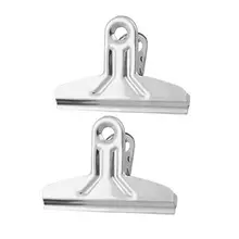 Офисные зажимы Бумага получения сплав Организатор связующего клип