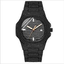 Rol часы для мужчин Лидирующий бренд роскошные часы мужские часы Полный алмаз унисекс кварцевые часы GOLG большой циферблат спортивные часы хип-хоп