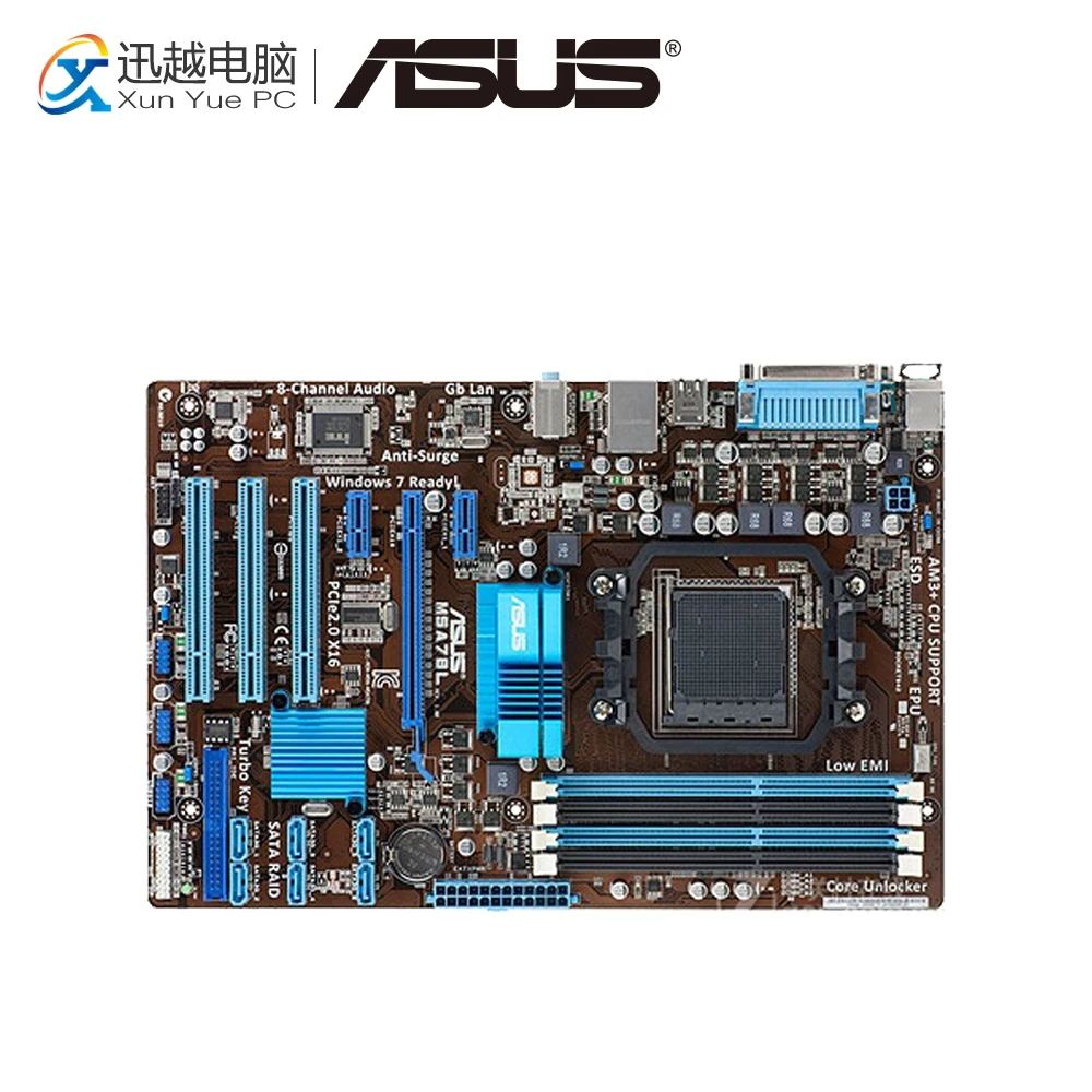 

Asus M5A78L Desktop Motherboard 760G Socket AM3+ DDR3 16G SATA2 USB2.0 ATX