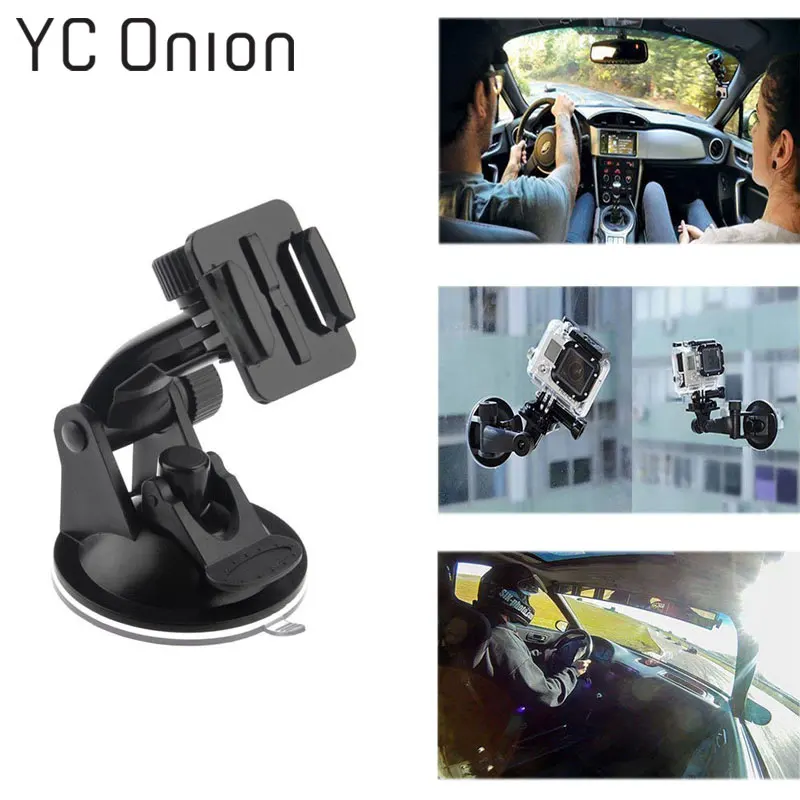 

7CM Car Windshield Suction Cup For GoPro Hero 7 6 5 4 Hero 3+ SJCAM SJ4000 SJ5000 Xiaomi Yi 4K Camera Sucker Go pro Accessory