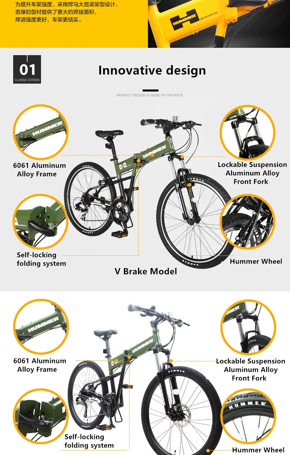 Top New Mountain Bike Aluminum Alloy Frame Lockable Suspension Front Fork 26 Inch Wheel Folding Bicycle Outdoor Mtb Sports Bicicleta 3 Top New Mountain Bike Aluminum Alloy Frame Lockable Suspension Front Fork 26 Inch Wheel Folding Bicycle Outdoor Mtb Sports Bicicleta 3