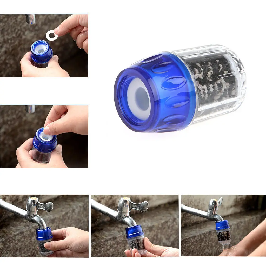 

Durable Home Kitchen Cartridge Faucet Tap Coconut Carbon Water Purifier Filter Cleaner