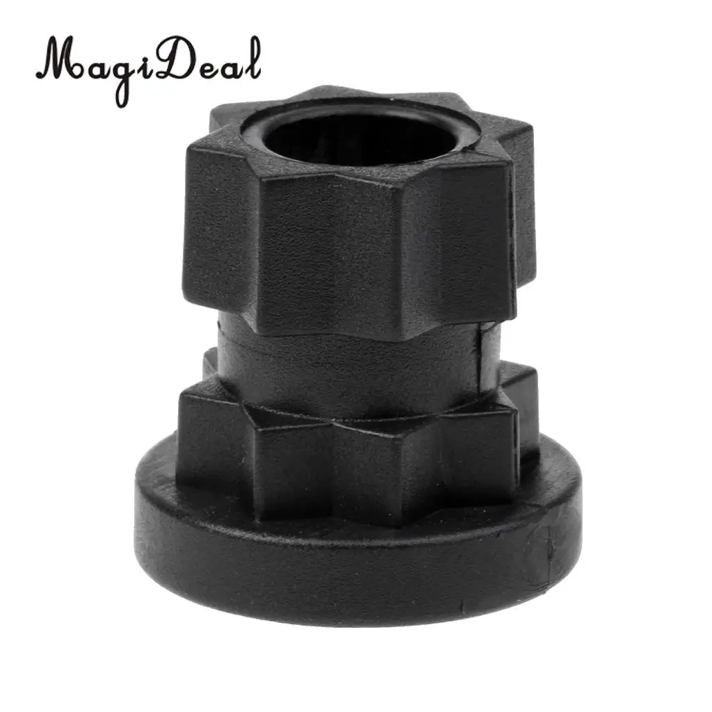 MagiDeal 1 Pair/2Pcs Durable Nylon Kayak Ram Rod Base Mount Track Base Replacement Accessories for Boat Canoe Angler Fishing