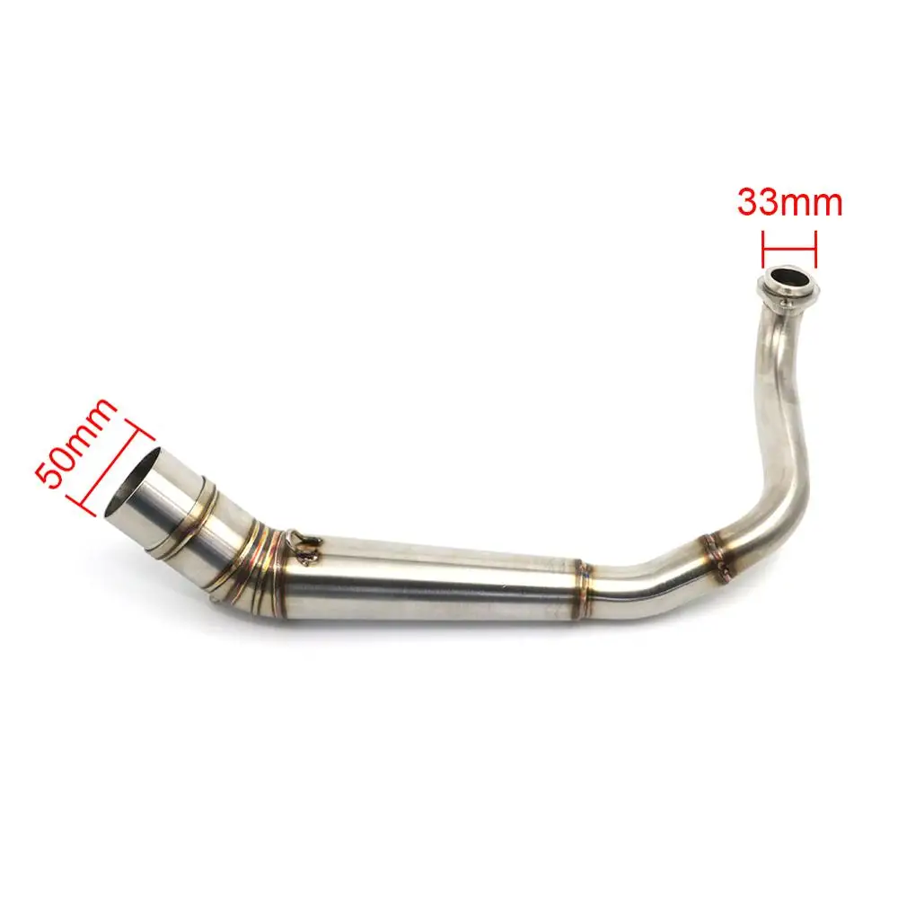 Motorcycle Accessories For Honda PCX125 PCX150 PCX 125 / 150 Exhaust Middle Link Pipe Muffler Pipe Silp on