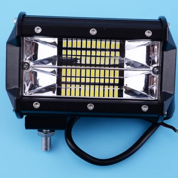 

beler 12V 72W LED Light Bar 5 inch Spot Beam Work Light Driving Light Road Lighting for Jeep Car Truck SUV Boat Marine