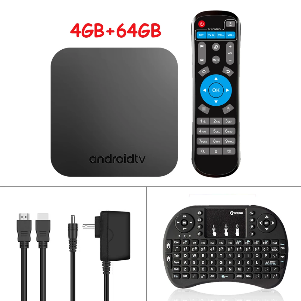 Mecool KM9 Android 8,1 ТВ приставка BT 4,1 Голосовое управление S905X2 4 ГБ 32 ГБ Smart tv Box2.4G/5G WiFi приставка 4K медиаплеер - Color: 4G 64G i8 no backlit